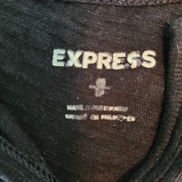 EXPRESS M Black Tank Top - Picture 3 of 6